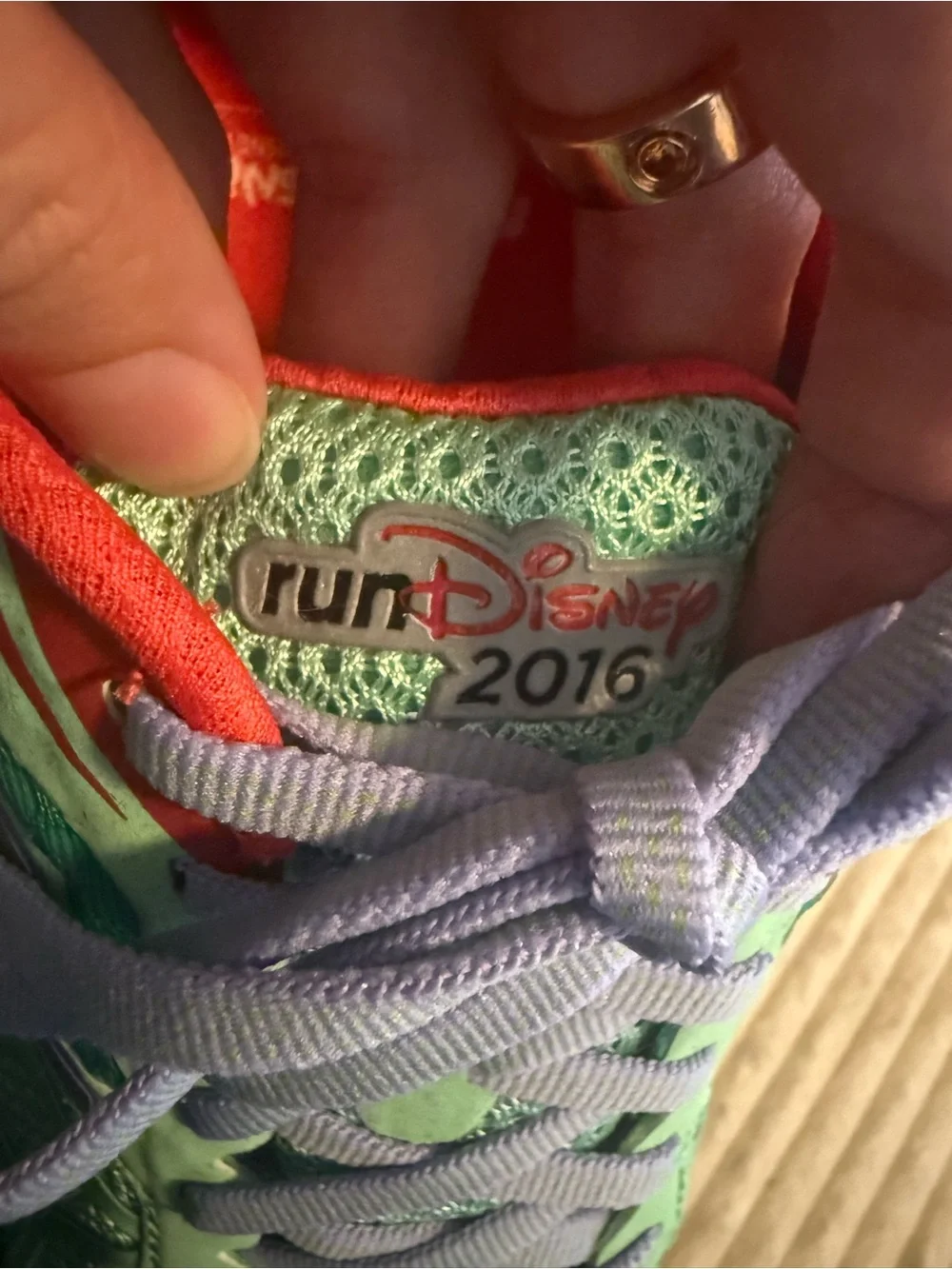 Limited Edition New Balance Vazee Pace 2016 “Ariel” runDisney sneakers.